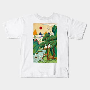 Minhwa: Ten Longevity Symbols A Type Kids T-Shirt